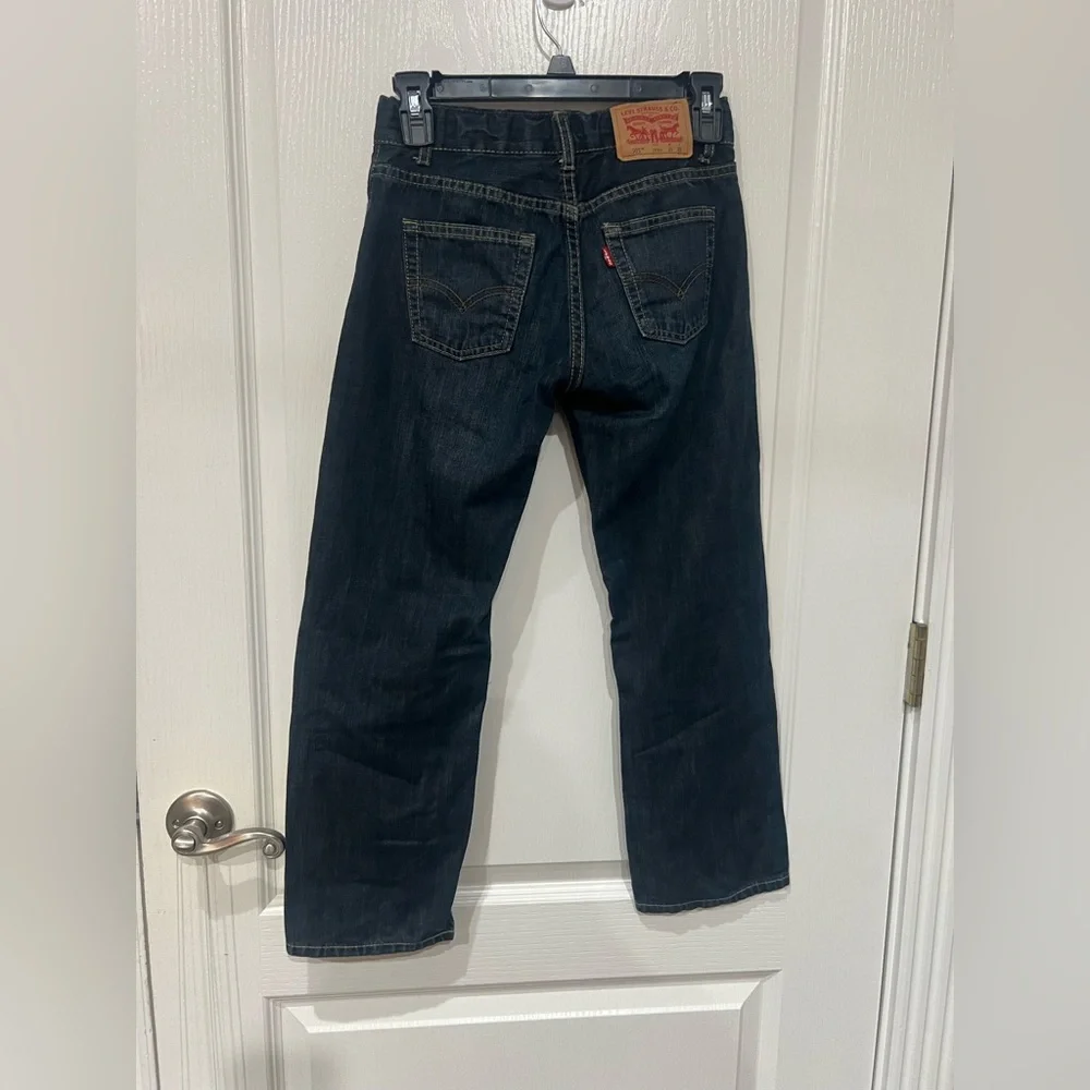 Levi's Boys Deep Indigo Straight Jeans